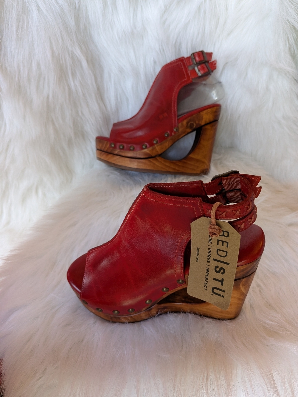 Bed Stu NWT/Box Imelda Platform Sandals 7 - Picture 4 of 16